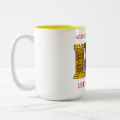 2 Couleurs quarantième TASSE BLINDÉE de BATAILLON d'INGÉNIEUR (Gauche)