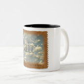 2 Couleurs Quatre Éléments - Air - Tasse à Café (Devant droit)