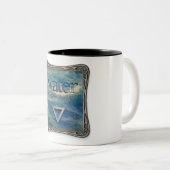 2 Couleurs Quatre Éléments - Eau - Tasse à Café (Devant droit)