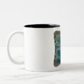 2 Couleurs Quatre Éléments - Eau - Tasse à Café (Gauche)