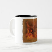2 Couleurs Quatre Éléments - Feu - Tasse à Café (Devant gauche)