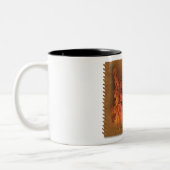 2 Couleurs Quatre Éléments - Feu - Tasse à Café (Gauche)