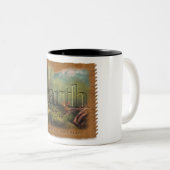 2 Couleurs Quatre Éléments - Terre - Tasse à Café (Devant droit)
