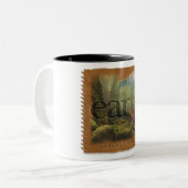 2 Couleurs Quatre Éléments - Terre - Tasse à Café (Devant gauche)