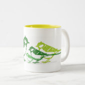 2 Couleurs Quatre la tasse d'oiseaux (Devant droit)