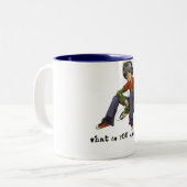 2 Couleurs Que voulez-vous ? Tasse de café (Devant gauche)