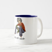 2 Couleurs Que voulez-vous ? Tasse de café (Devant droit)