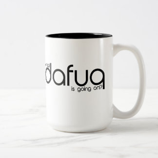 2 Couleurs Quel Dafuq continue ? Tasse