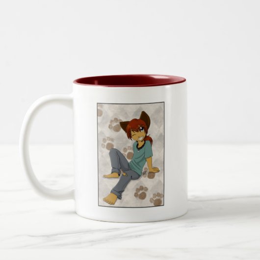 2 Couleurs Randy la tasse de Weredog (Gauche)