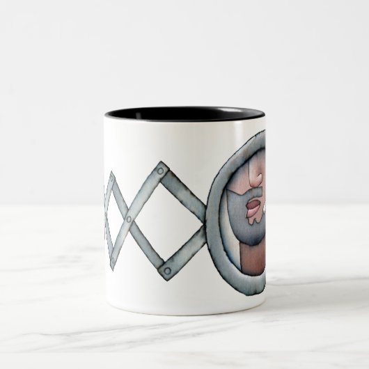 2 Couleurs Rasage de la tasse (Centre)