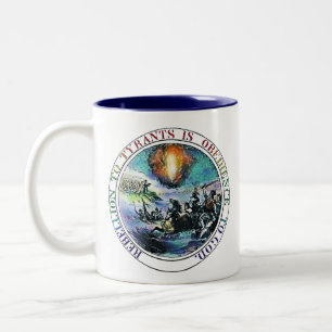 2 Couleurs Reconstituant l'honneur - 828 - tasse