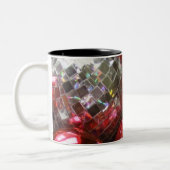 2 Couleurs Red Baubles tasse à deux tons (Gauche)
