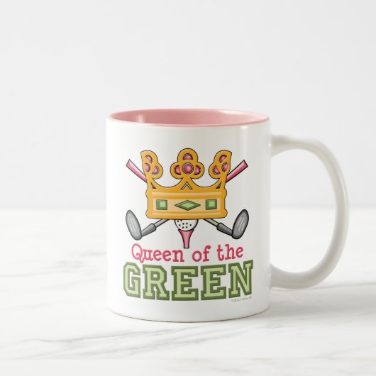 2 Couleurs Reine de la tasse verte de golf (Droit)