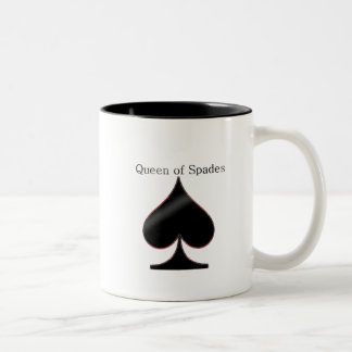 2 Couleurs Reine de tasse de pelles
