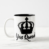2 Couleurs Reine de Yas !  Tasse de couronne (Gauche)