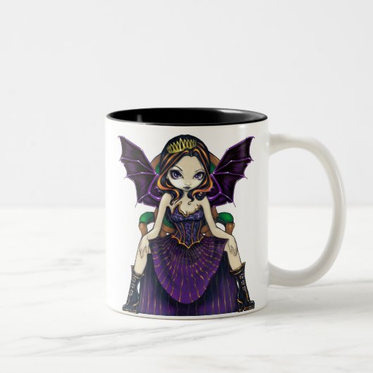 2 Couleurs "Reine tasse de Halloween" (Droit)