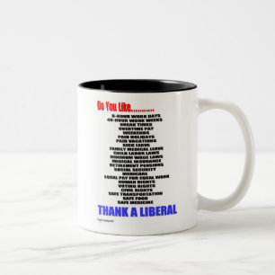 2 Couleurs Remerciez une tasse de café libérale