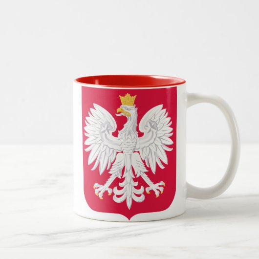 2 Couleurs République de la Pologne de tasse de la Pologne (Droit)