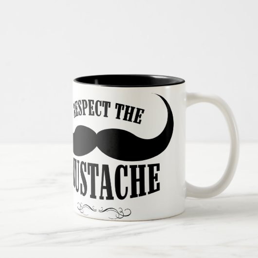2 Couleurs Respectez la tasse de café de la moustache $18,95 (Droit)