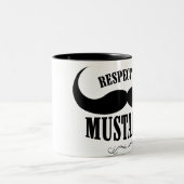 2 Couleurs Respectez la tasse de café de la moustache $18,95 (Centre)