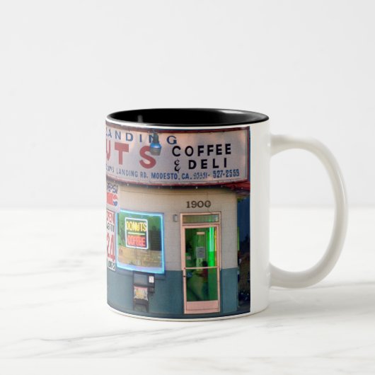 2 Couleurs Rétro "corneilles tasse de café débarquant butées (Droit)