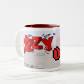 2 Couleurs Rétro Dizzy la tasse envoûtée (Devant gauche)