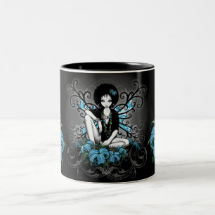 2 Couleurs Rétro Lilly tasse turquoise d'imaginaire de Fae