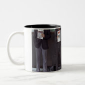 2 Couleurs Rétro réveillez-vous ! Tasse des témoins de (Gauche)