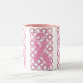 2 Couleurs Rétro tasse de café rose (Centre)