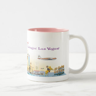 2 Couleurs Rétro tasse de Vegas
