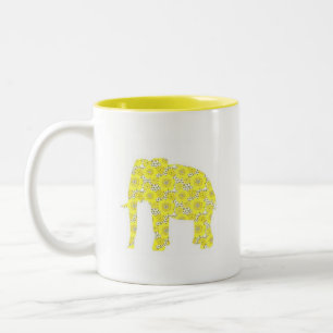 2 Couleurs rétro tasse d'éléphant