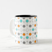 2 Couleurs Rétros points et tasse de Starbursts (Devant gauche)