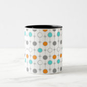 2 Couleurs Rétros points et tasse de Starbursts (Centre)