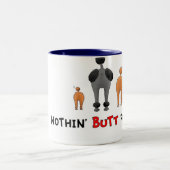 2 Couleurs Rien n'aboutent la tasse de caniches (Centre)