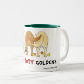 2 Couleurs Rien n'aboutent la tasse de Goldens (Devant droit)