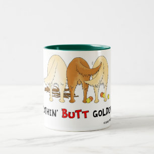 2 Couleurs Rien n'aboutent la tasse de Goldens