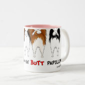 2 Couleurs Rien n'aboutent la tasse de Papillons (Devant droit)