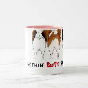 2 Couleurs Rien n'aboutent la tasse de Papillons