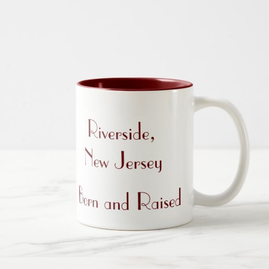 2 Couleurs Rive, tasse de NJ (Droit)