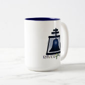 2 Couleurs RiverPride - tasse de café deux modifiée la (Devant droit)
