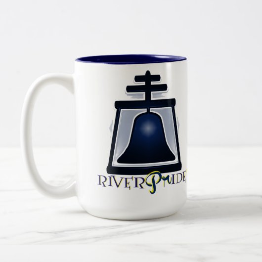 2 Couleurs RiverPride - tasse de café deux modifiée la (Gauche)