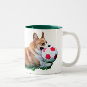 2 COULEURS ROCHE DE CORGIS DU FOOTBALL ! ! ! TASSE