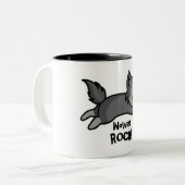 2 Couleurs ROCHE de loups ! Tasse (Devant gauche)