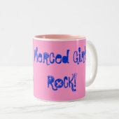 2 Couleurs ROCHE percée de filles !  Tasse (Devant droit)