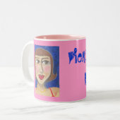 2 Couleurs ROCHE percée de filles !  Tasse (Devant gauche)