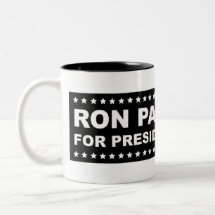 2 Couleurs Ron Paul pour le président 2012 tasse