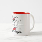 2 Couleurs rosie la tasse de café pathologiste (Devant droit)