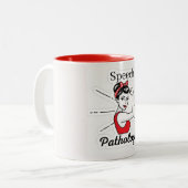 2 Couleurs rosie la tasse de café pathologiste (Devant gauche)