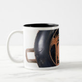 2 Couleurs Rouge-chiffre tasse de grenier (Gauche)