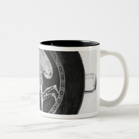 2 Couleurs Rouge-chiffre tasse de grenier (Droit)